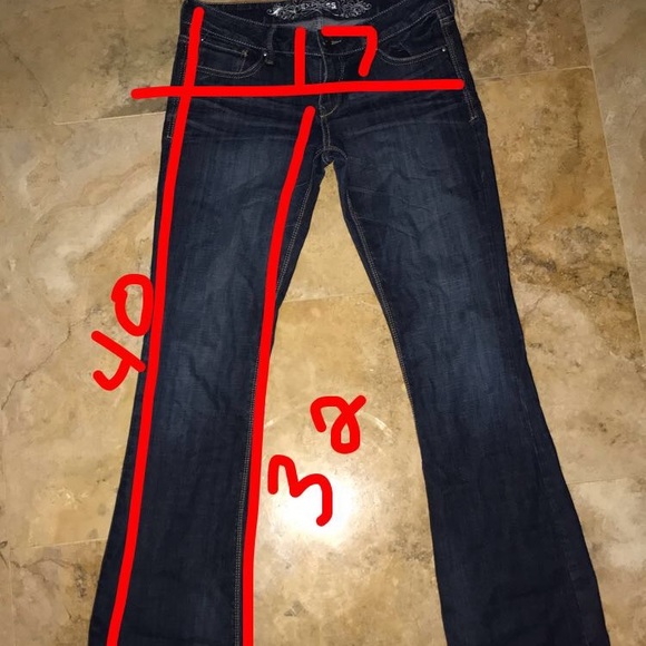 Express jeans boot cut low rise 6R. Never worn - Picture 5 of 8